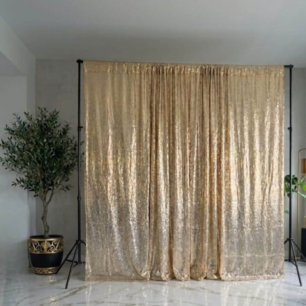 Backdrop glitter
