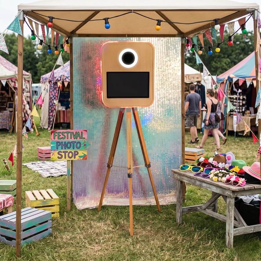 Photobooth Pro op een festival of beurs