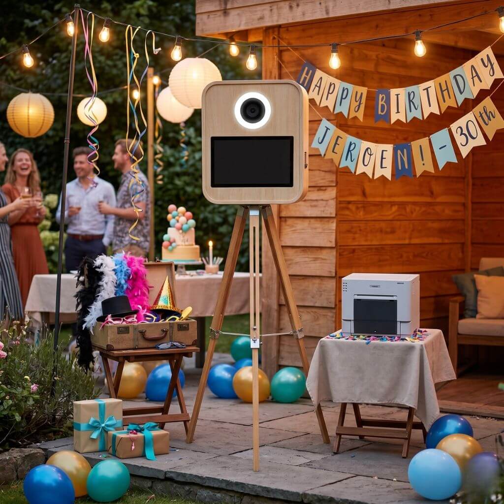 Photobooth Pro op een verjaardag