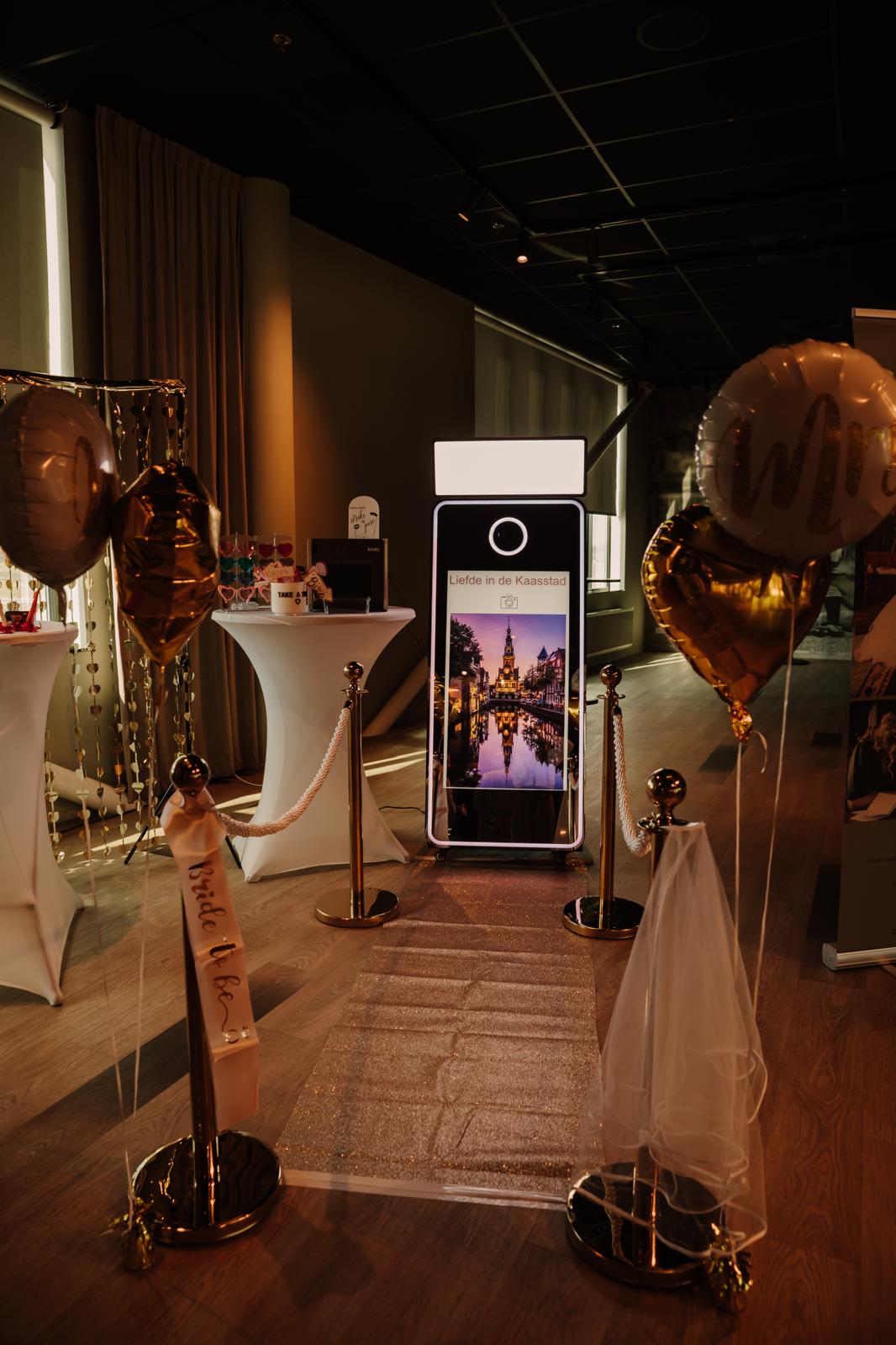 Smileybooth mirrorbooth op een bruiloft